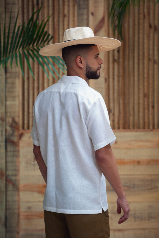 Camisas Mar Dorado Mangas Cortas sin bolsillos