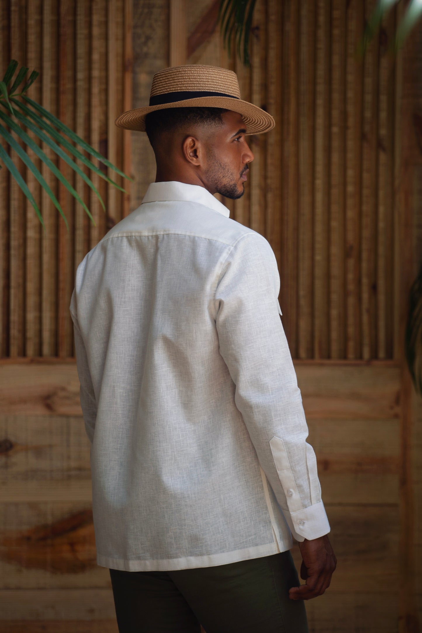 Camisas Mar Dorado Mangas Largas con bolsillos